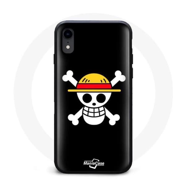 Coque - One Piece - Iphone XR - Souple - Musta - Luffy-kuvio