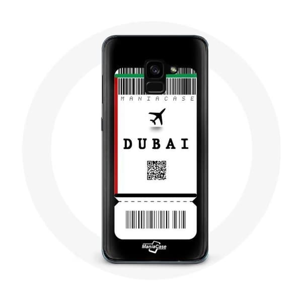 Coque för Samsung Galaxy A8 Plus Flygbiljett Dubai