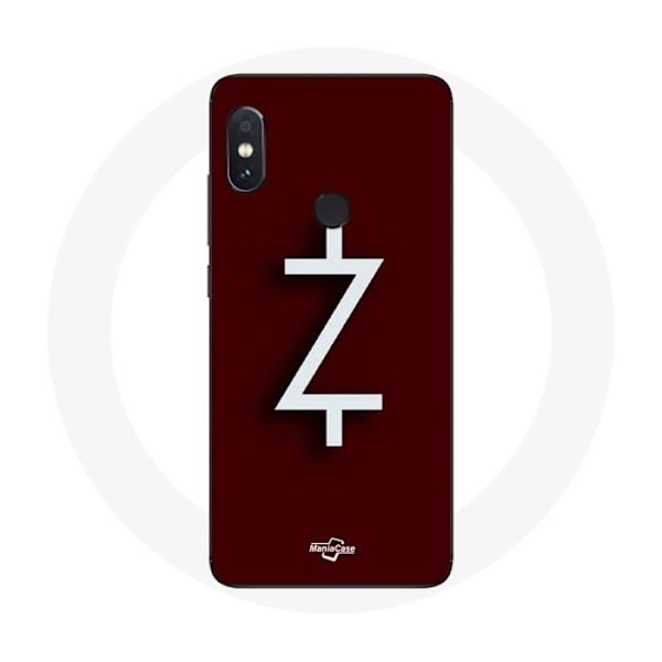 Coque för Xiaomi Redmi Note 5 AI Dual Camera Ozark Säsong 4 Logotyp Z Vit Bakgrund Röd