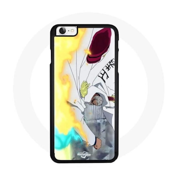 iPhone 4-skal - Monkey D Garp - Flexibel - Unik design - Anime - Svart
