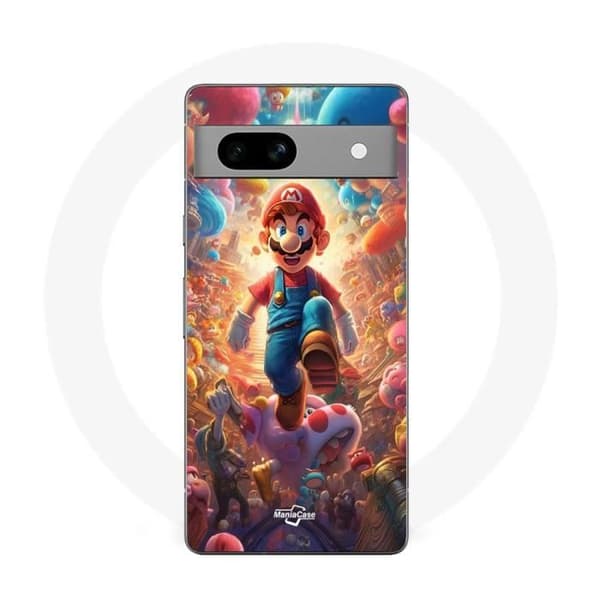 Coque Maniacase Google Pixel 7a Super Mario Bros -elokuva varten