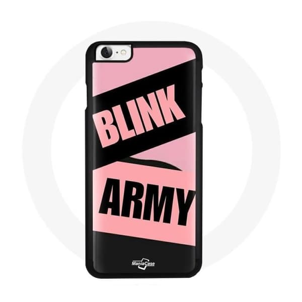 Cover til Iphone 6 BTS ARMY og Blackpink Blink Rose Sort