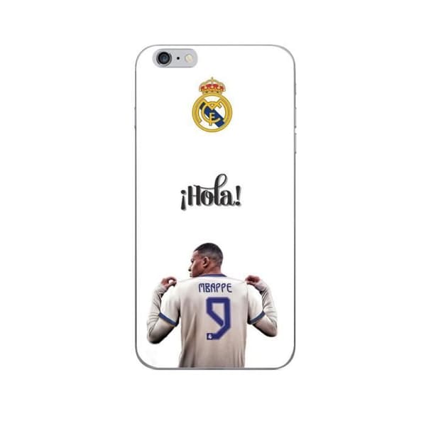 Coque Maniacase iPhone 6 Kylian Mbappe Real Madrid 9 Hola