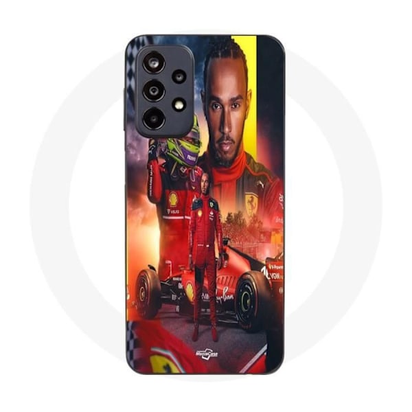 Coque Maniacase för Samsung Galaxy A23 5G Lewis Hamilton Scuderia Ferrari F1 officiell