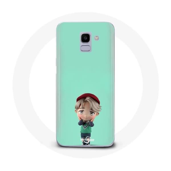 Coque pour Samsung Galaxy J6 2018 BTS TinyTAN Animation Jimin