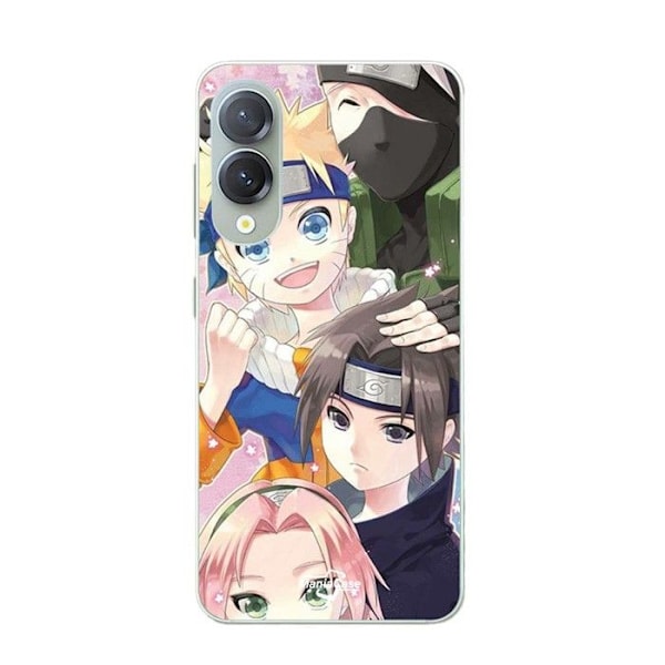Telefonskal - Maniacase - Samsung Galaxy S25 Edge - Silikon - Svart - Kakashi Naruto Sasuke Sakura Svart