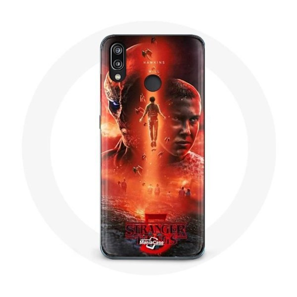 Coque - Maniacase - Huawei P20 Lite - Mjuk - Svart - Stranger Things Säsong 5