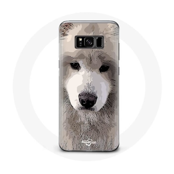 Coque Samsung Galaxy S8 Plus Samoyedi Harmaa Koirarotu