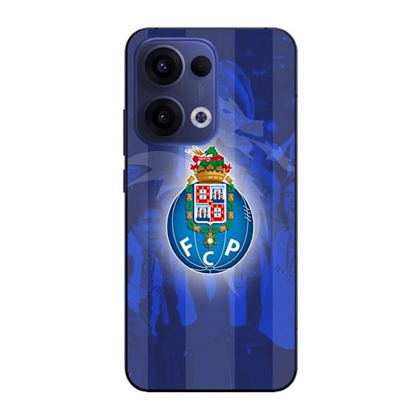 Telefonfodral - Maniacase - Oppo Reno 13 5G - Silikon - Flexibel - Porto-mönster Svart