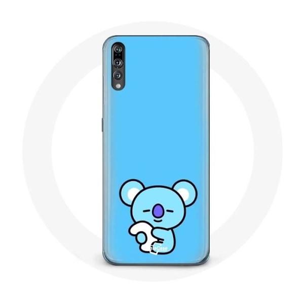 Skydd för Huawei P20 Pro Bangtan BTS BT21 Koya RM Blå Bakgrund
