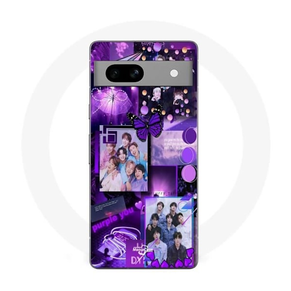 Coque Maniacase för Google Pixel 7a BTS koncept lila