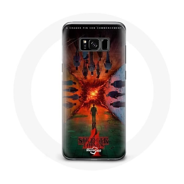 Coque för Samsung Galaxy S8 Plus Stranger Things Säsong 4 Affisch Utrustning för den Nya Teorin