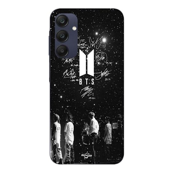 Coque - Maniacase - Samsung Galaxy A25 - Bts Signature Nuit Étoilé - Souple - Noir