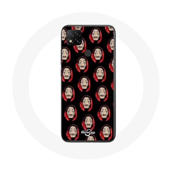Coque - Xiaomi - Redmi 9C - La Casa De Papel - Mjuk - Svart - Blandet