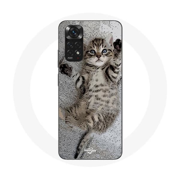 Cover til Xiaomi Redmi Note 11 4G bengal kat sover
