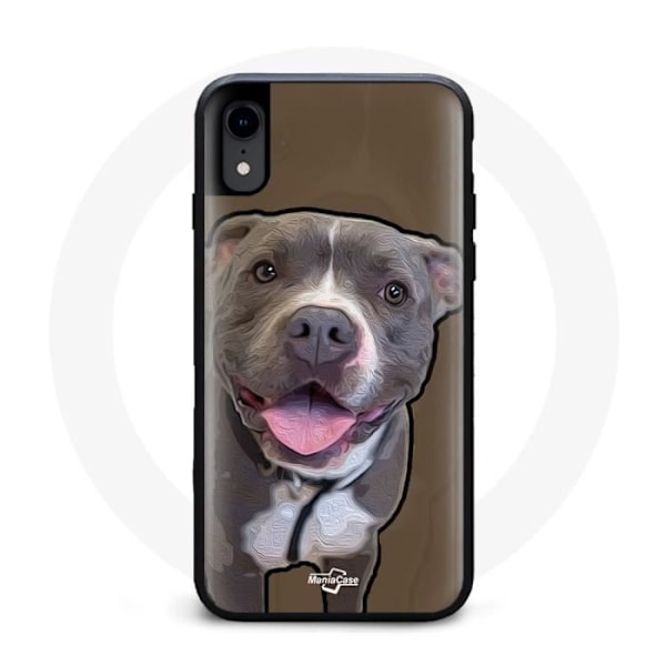 Coque - Pitbull - Iphone XR - Flexibel - Stötskydd - Grå Grå