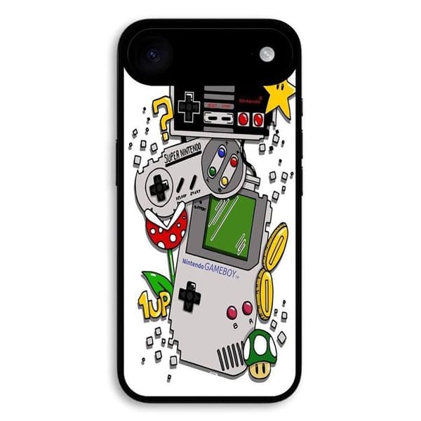 Coque för iPhone 17 Air Konsoler nintendo vintage old school