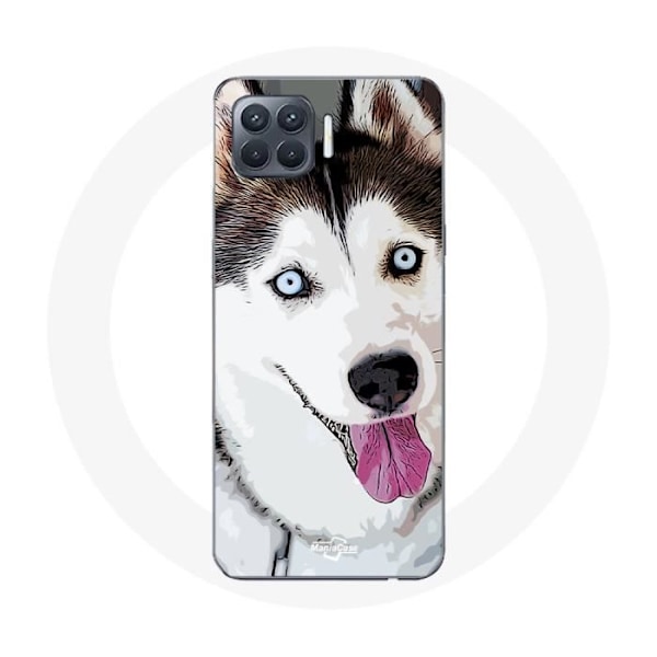 Coque - Husky - Oppo A93 - Mjuk - Vit - Skydd Vit