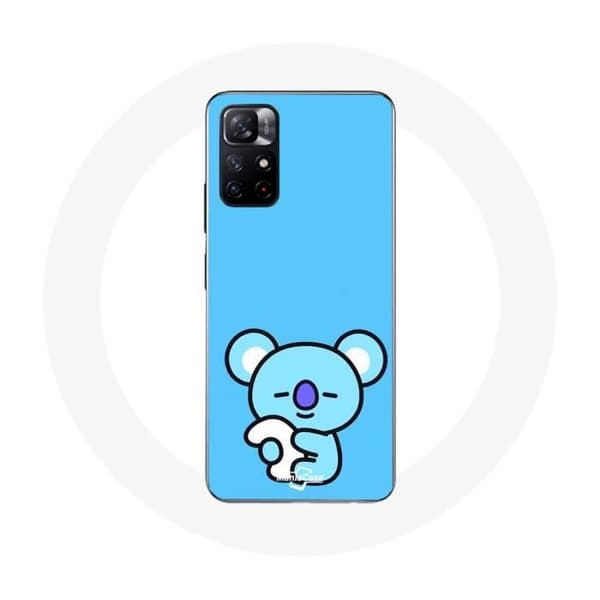 Coque - BTS - Xiaomi Redmi Note 11s 5G - Flexibel - Vit - BT21 Koya