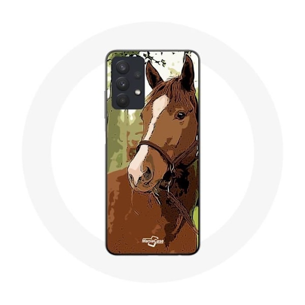 Coque för Samsung Galaxy A32 5G Quarter Horse Brun Hästras