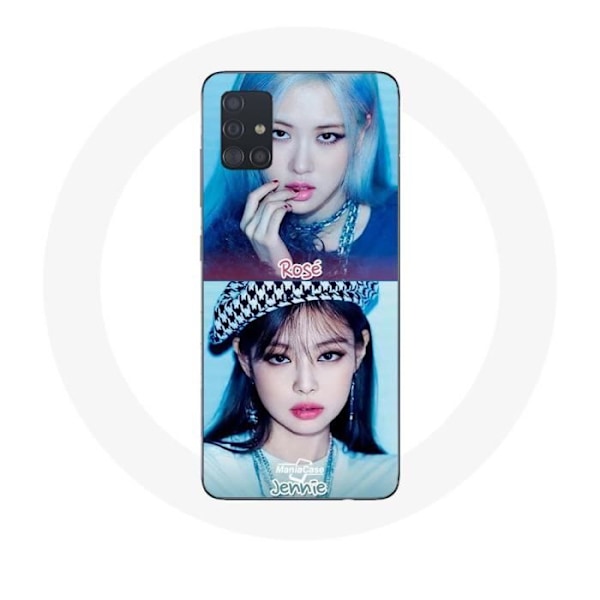 Coque för Samsung Galaxy A71 Blackpink K-popgrupp Flickor Jennie och Rosé Lovesick girls poster albumet