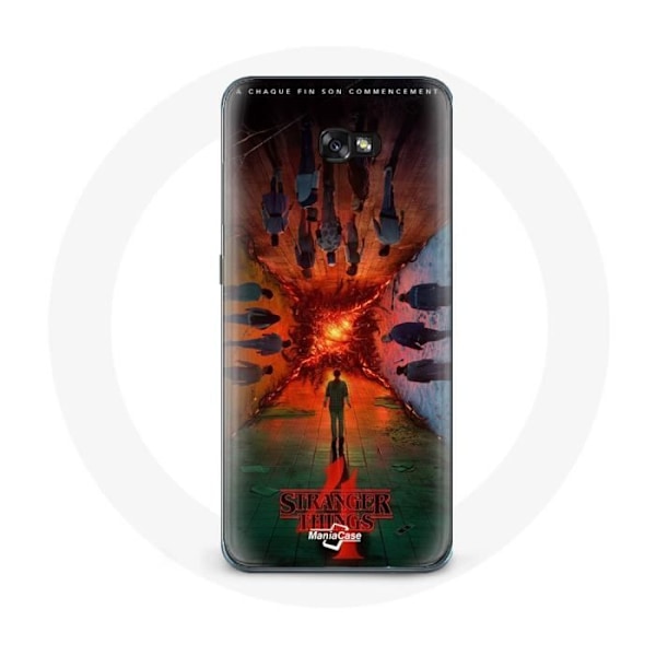 Coque för Samsung Galaxy A5 Stranger Things Säsong 4 Affisch Utrustningar av den Nya Teorin