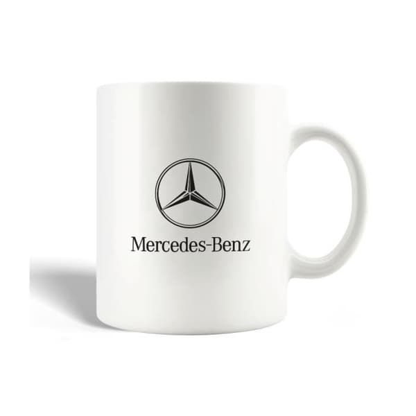 Mugg - Mercedes-Benz - Bil - Keramik - Grå - 30cl - Diskmaskinssäker