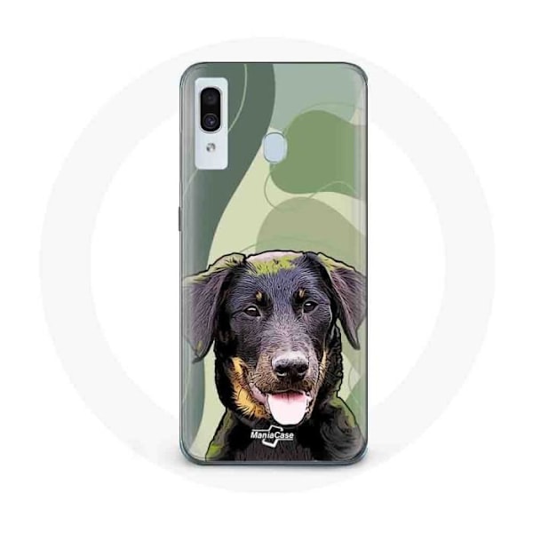 Skyddsfodral för Samsung Galaxy A20 Beauceron Svart Hundras