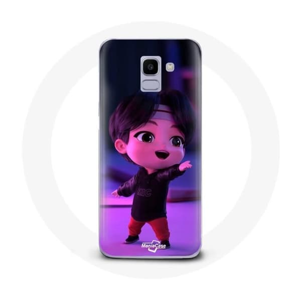 Coque pentru Samsung Galaxy A8 2018 BTS TinyTAN Jin Animaatio