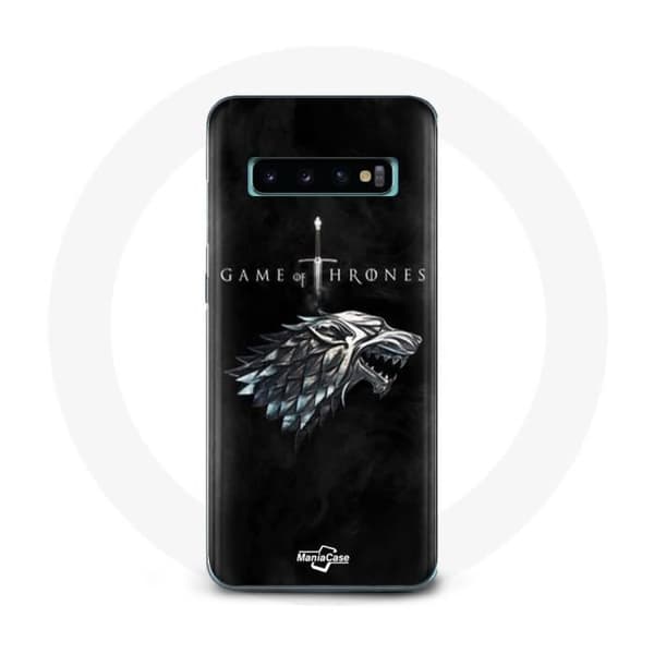 Cover til Samsung Galaxy S10 Plus Game of Thrones Sæson 8 Jerntronen Stark-husets logo