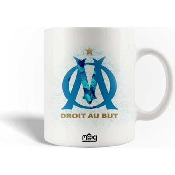 Keramikkopp Olympique de Marseille Fotballklubb Logo Blå