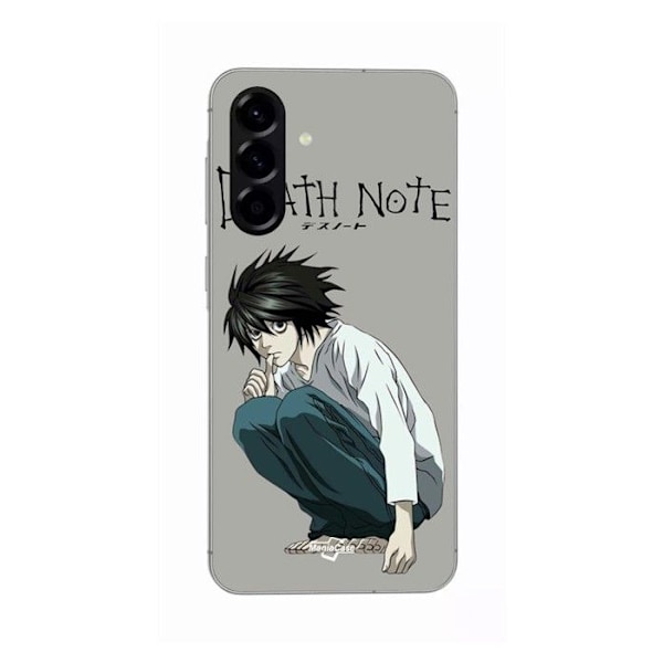 Coque - Maniacase - Samsung Galaxy A56 - Silikon - Mjuk - Anime Death Note Ryuzaki Svart