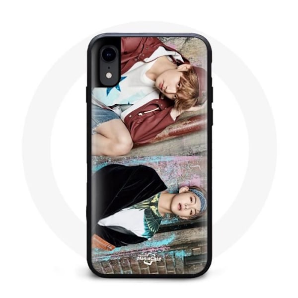 Coque för Iphone XR BTS Kim Taehyung och Jungkook Taekook Teaser Not Today You Never Walk Alone