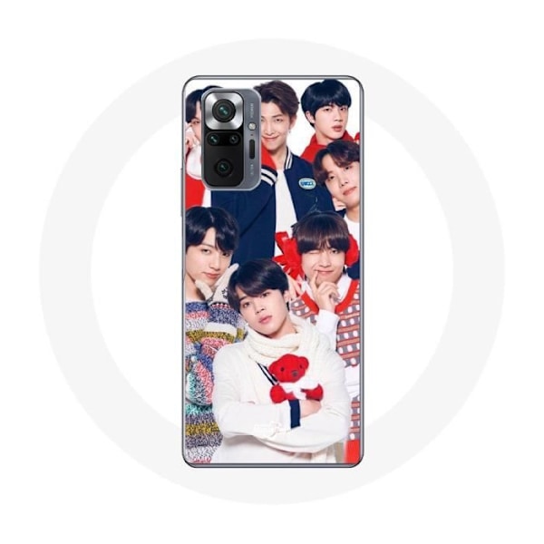 Coque för Xiaomi Redmi Note 10 Pro BTS Affisch Medlemmar Julklapp 2023