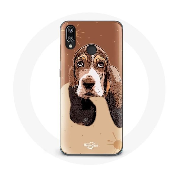 Mobilskal för Huawei P20 Lite Basset Hound hundansikte