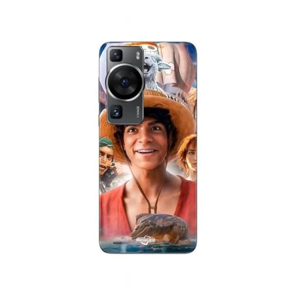 Coque - Maniacase - Huawei P60 - Sort - Luffy One Piece - Fleksibel