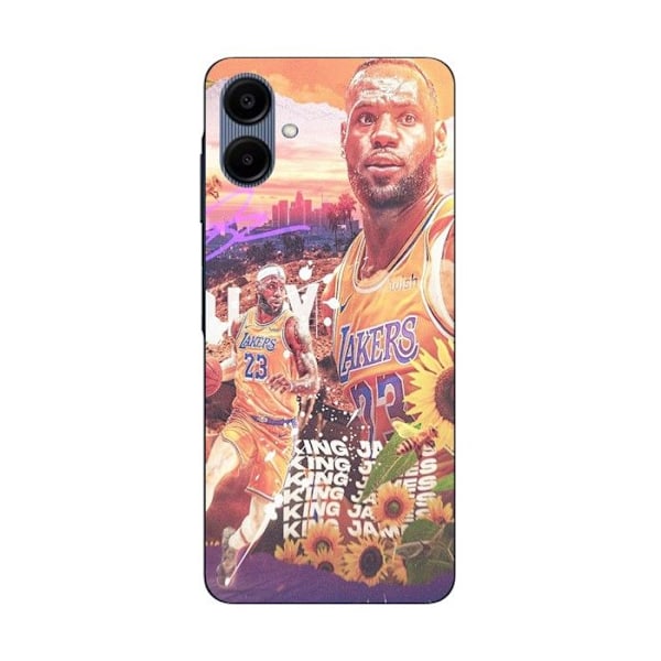 Coque Maniacase för Samsung Galaxy A06 Lebron James 23 LA Lakers Svart