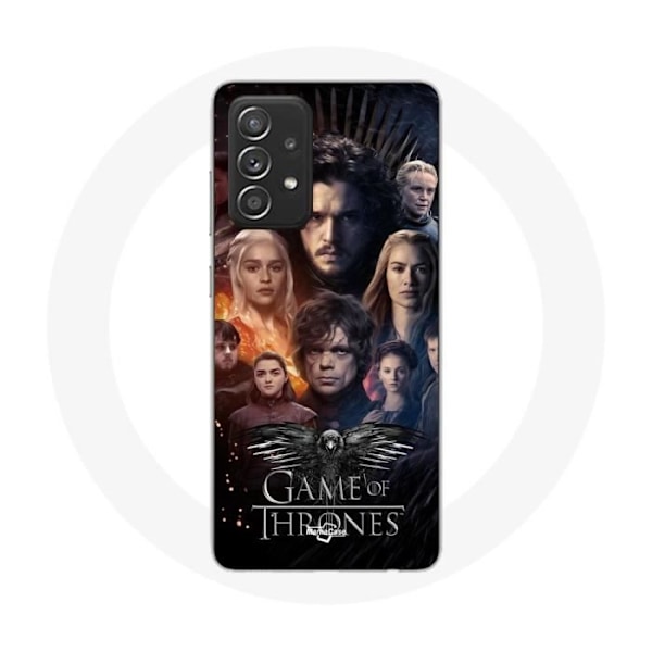 Skydd för Samsung Galaxy A52 Game of Thrones Säsong 8 Jakten på Tronen Affichen av Besättningslogo