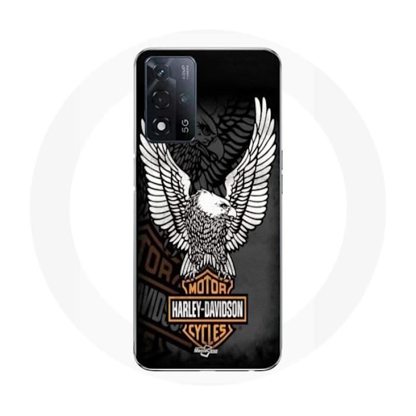 Coque - Maniacase - Oppo A93s 5G - Svart - Örnlogotyp - Mjuk Svart