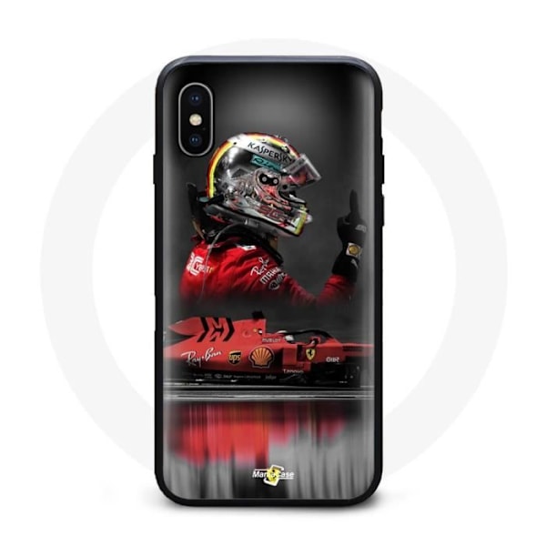 Coque - Formel 1 - Iphone XS Max - Blød - Sort - Unisex