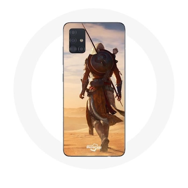 Coque - Maniacase - Samsung Galaxy A71 - Svart - Assassin's Creed - Rigida