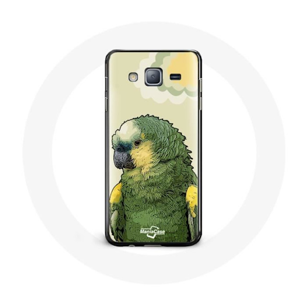 Cover til Samsung Galaxy A3 Amazon Papegøjer Grøn