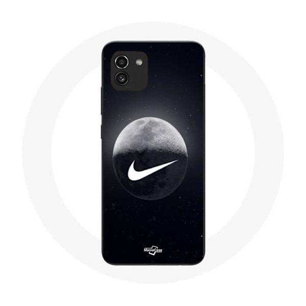 Coque - Nike - Galaxy A03 - Svart - Mjuk - Månmönster