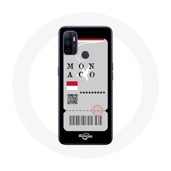 Coque - Oppo - A53 - Flygbiljett Monaco - Mjuk - Skydd i syntetmaterial