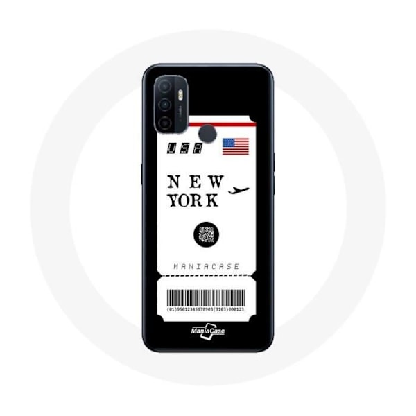 Coque Oppo A53 Flygplansbiljett New York
