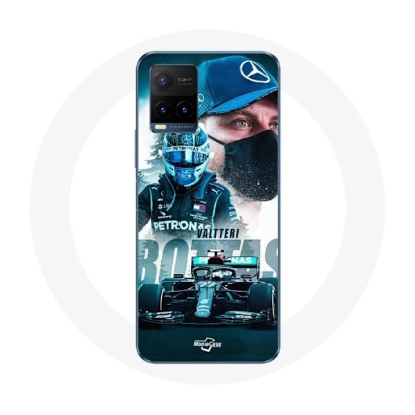 Coque - Maniacase - Vivo Y21s 2021 / Y21 2021 - Formel 1 - Valtteri Bottas - Flexibel Svart