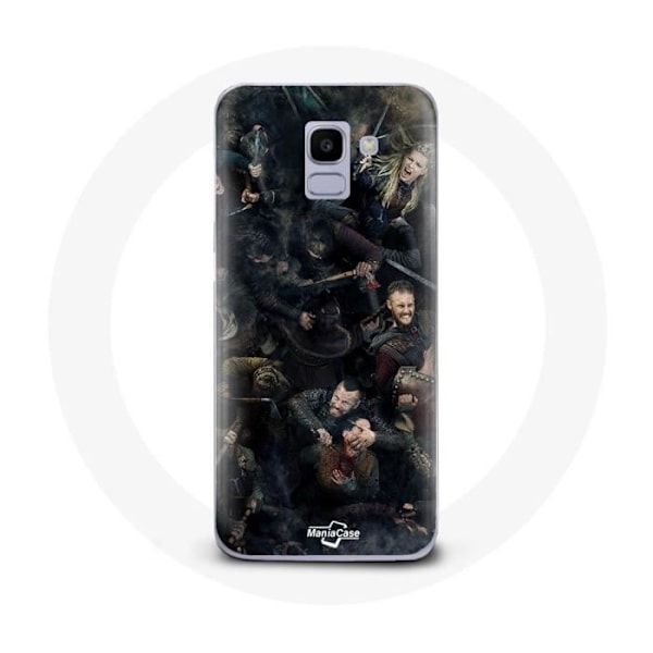 Coque - Vikings - Samsung Galaxy A8 2018 - Mjuk - Svart - Skydd