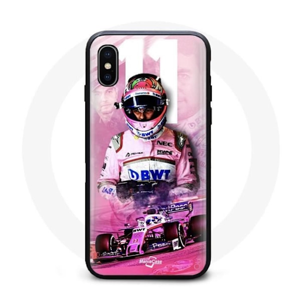 Coque iPhone XS Max Formel 1 Sergio Perez