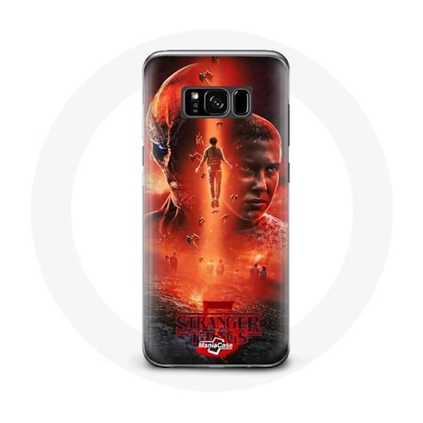 Coque - Maniacase - Samsung Galaxy S8 Plus - Flexibel - Svart - Stranger Things Säsong 5