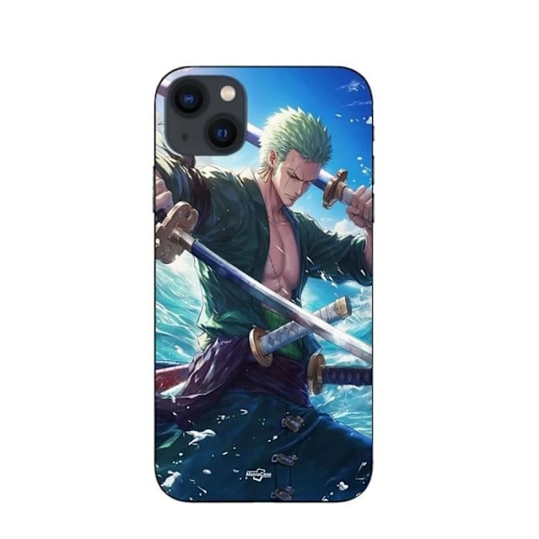 Coque Maniacase för iPhone 14 Plus One Piece Roronoa Zoro svärd manga anime